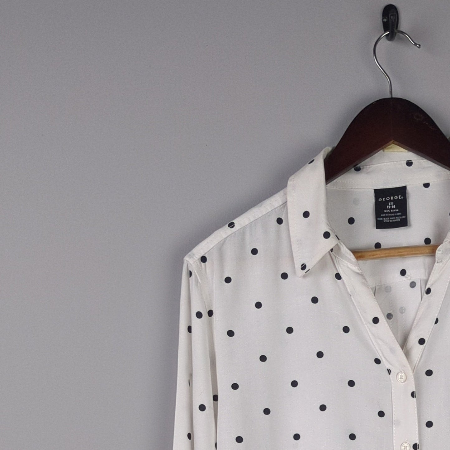 Polka Dot Long Sleeve Shirt