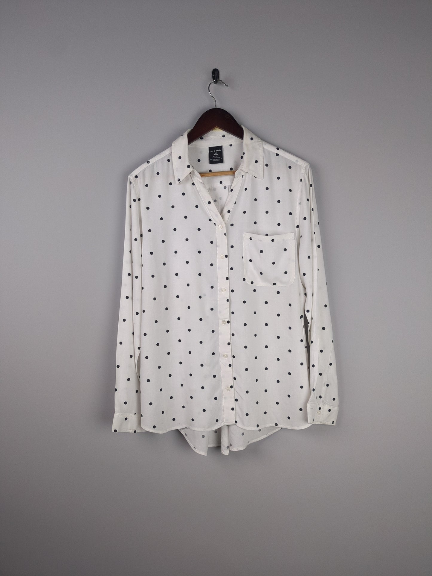 Polka Dot Long Sleeve Shirt