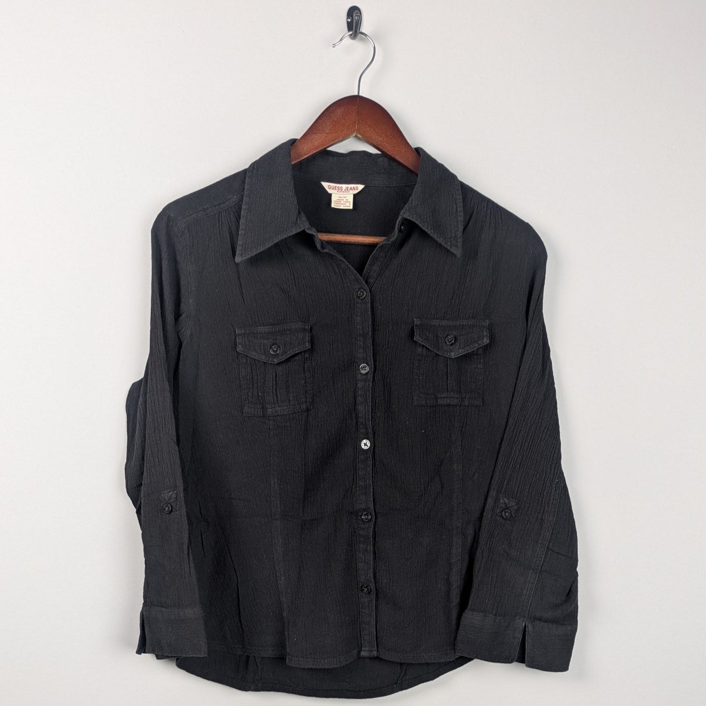 Black Casual Shacket