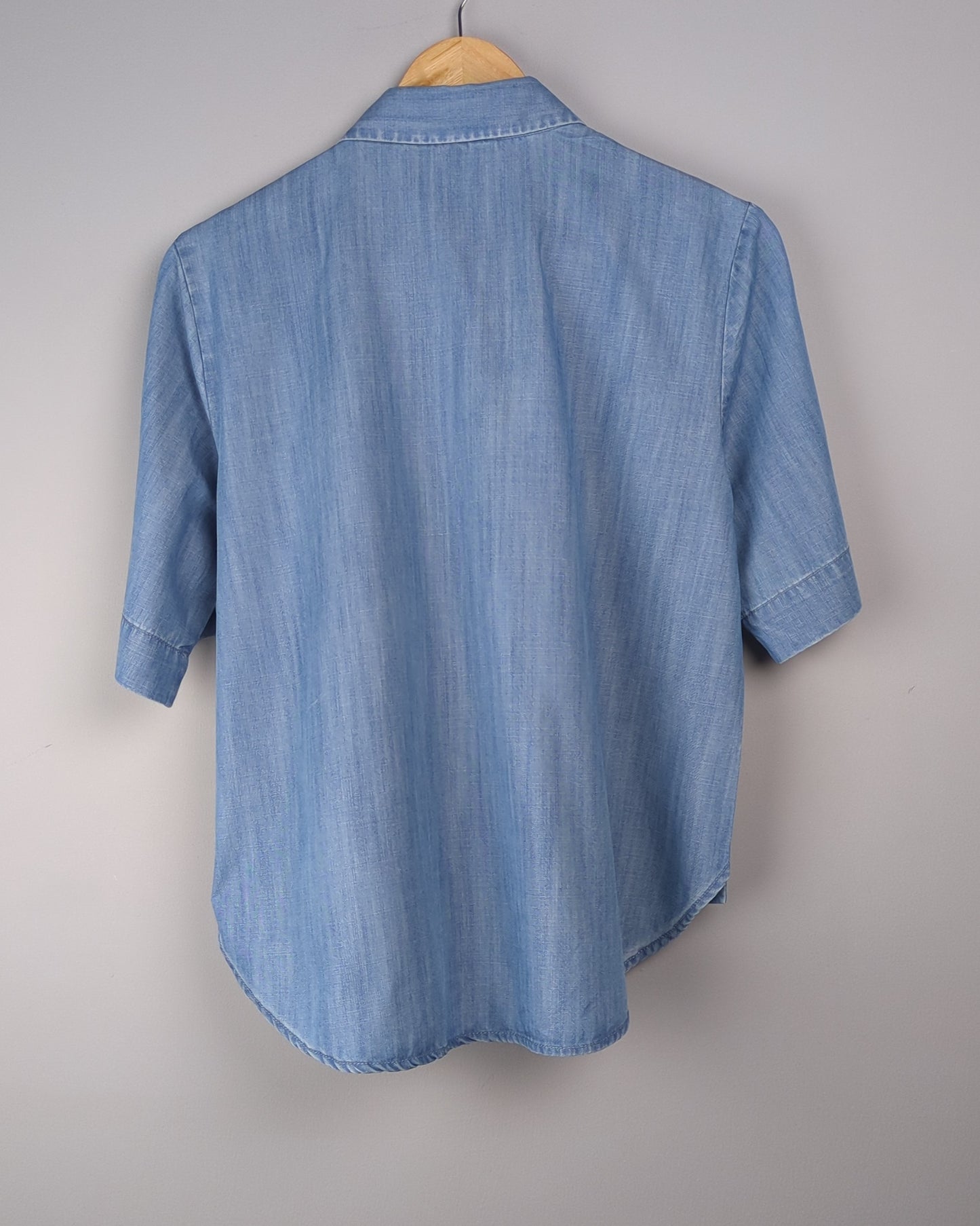 Cotton World Blue Denim Shirt