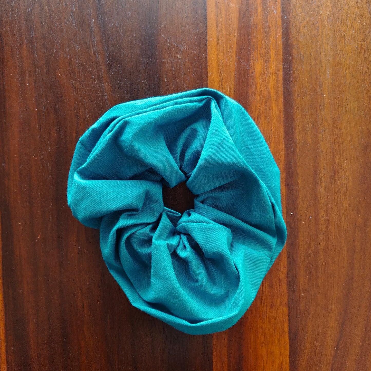 Prelo medium plain blue scrunchie