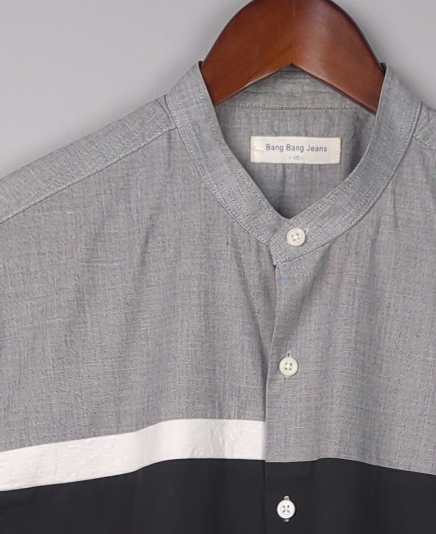 Band Collar Grey