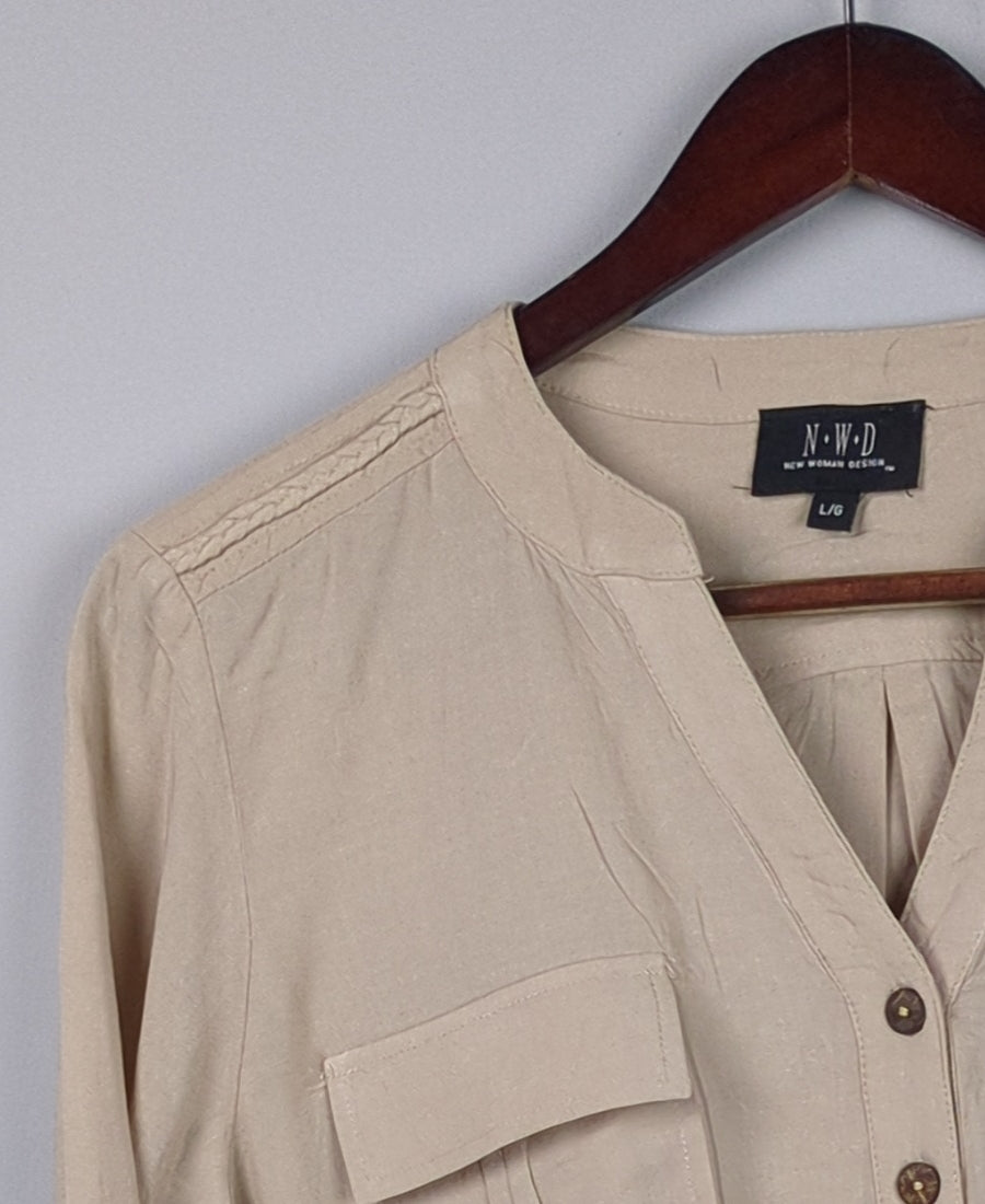 Beige Blouse