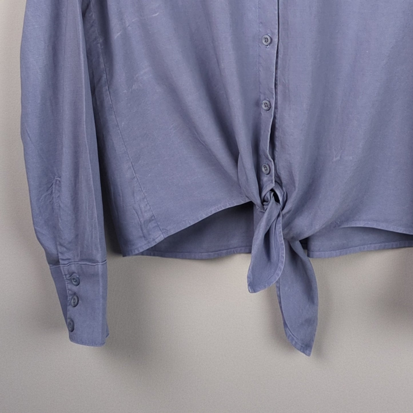 Periwinkle Tie-Front