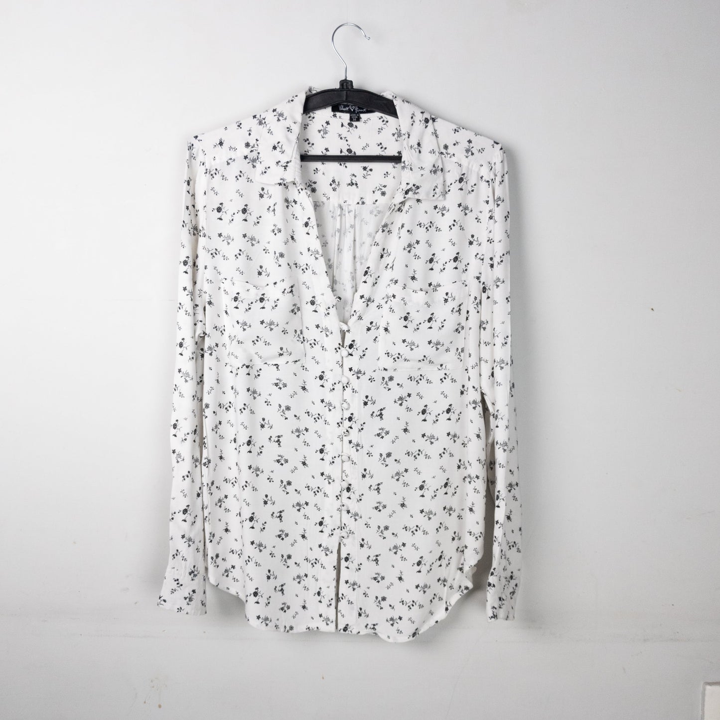 Floral Print Button-Up Shirt