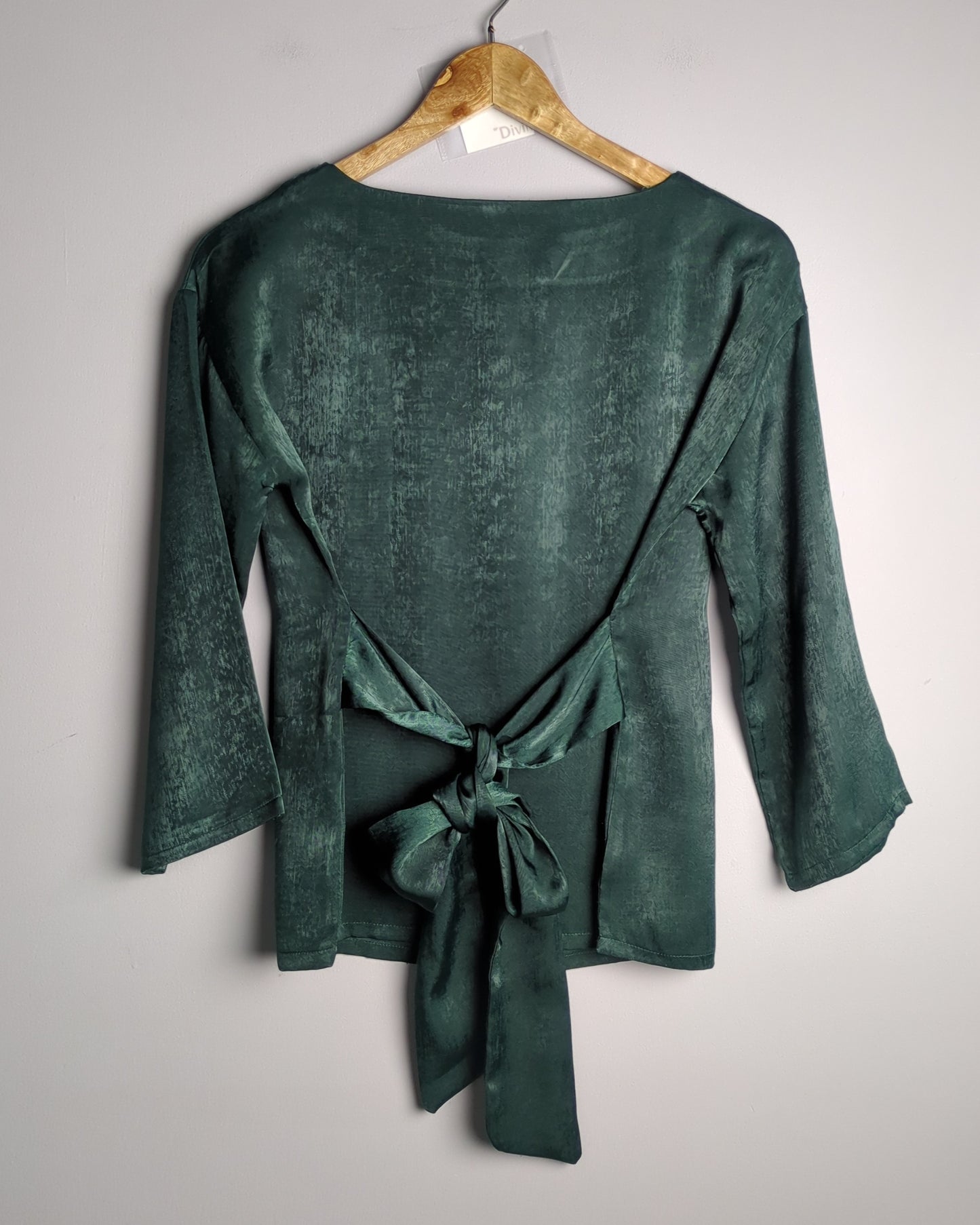 Faballey Green Tie Top