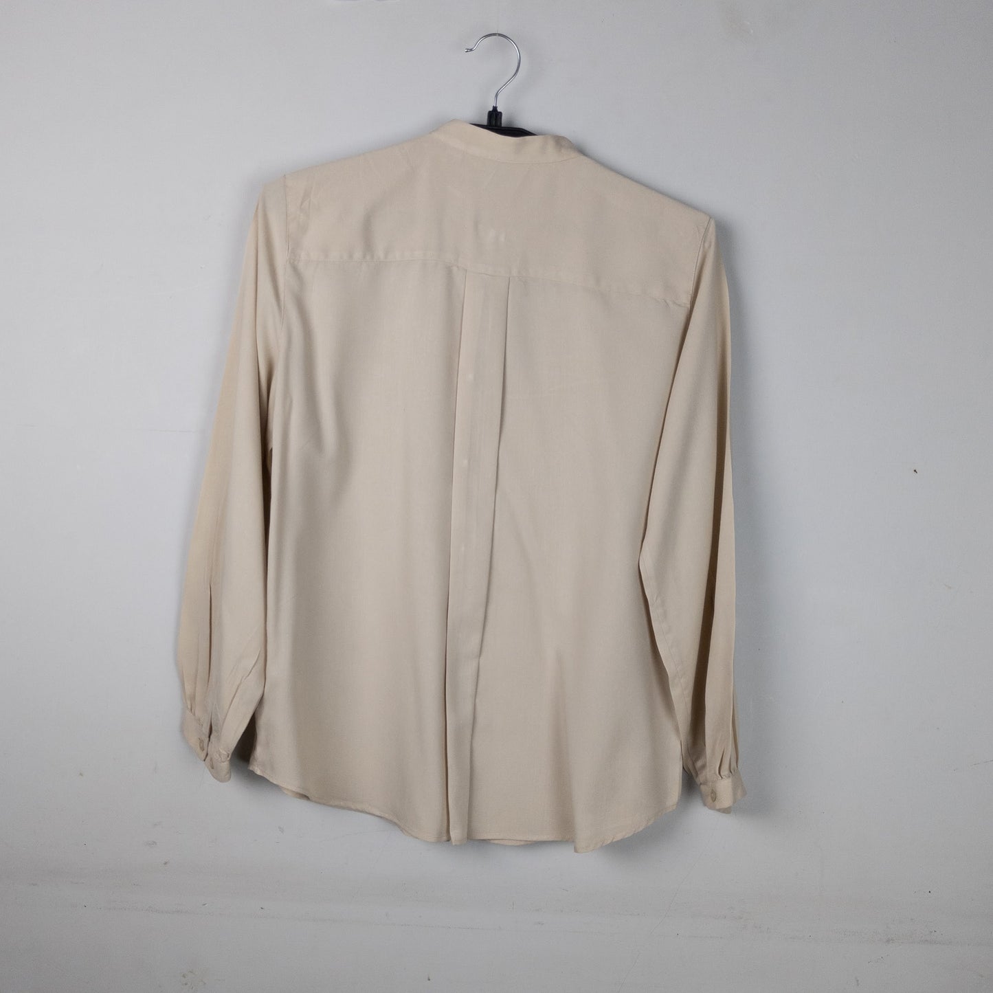 Women's Collarless Button-Down Shirt
