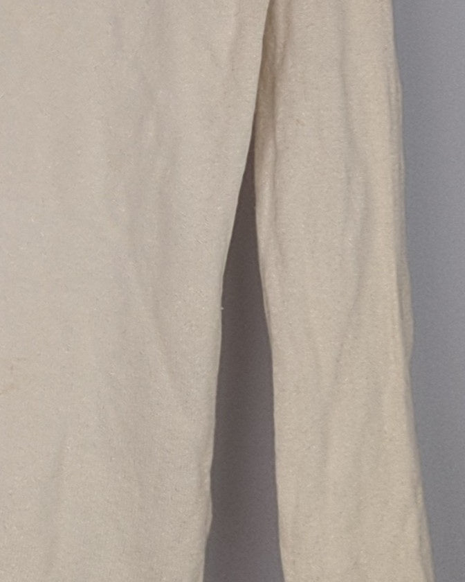 Mango Beige Button Cardigan