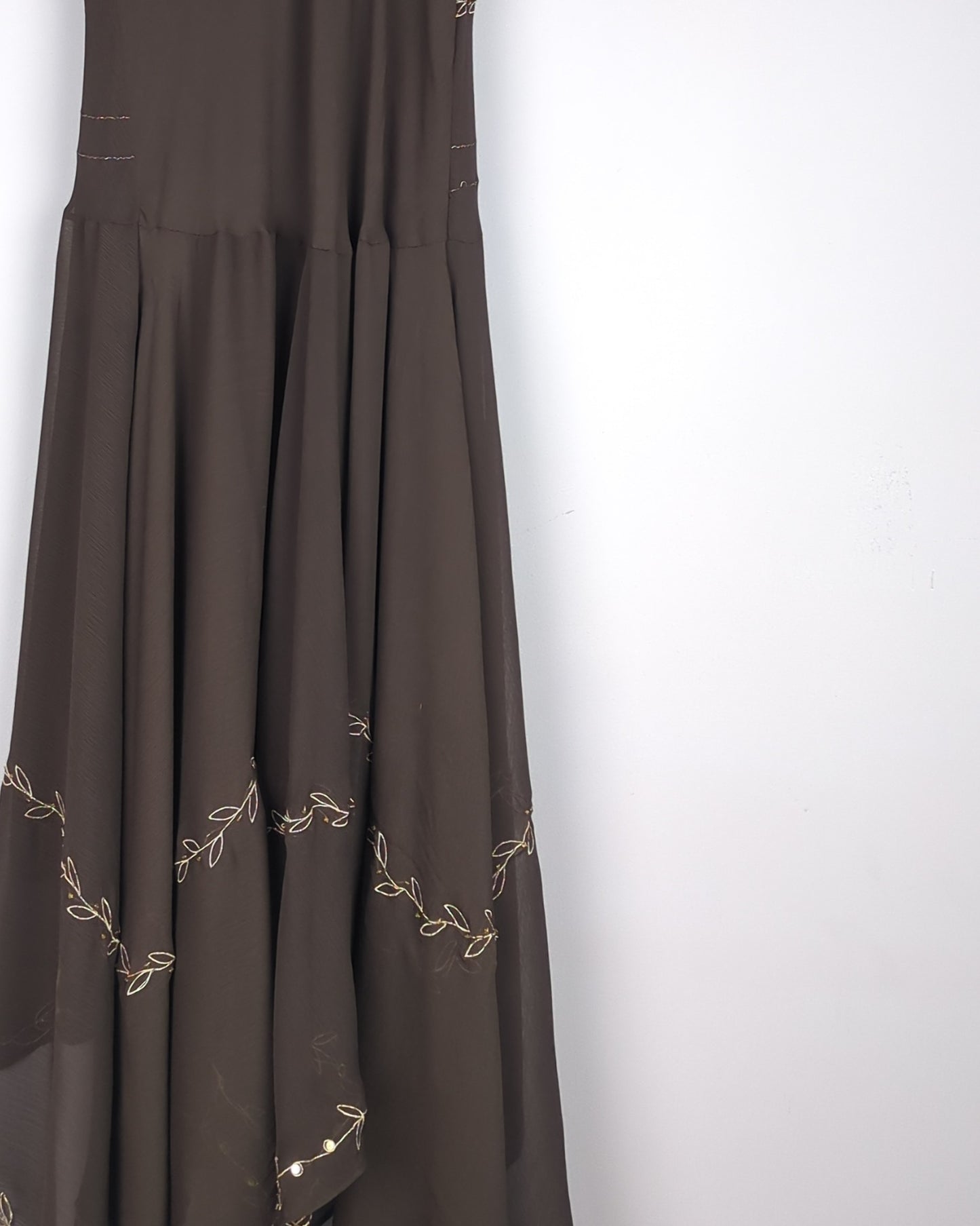 New Look Brown Embellished Dress