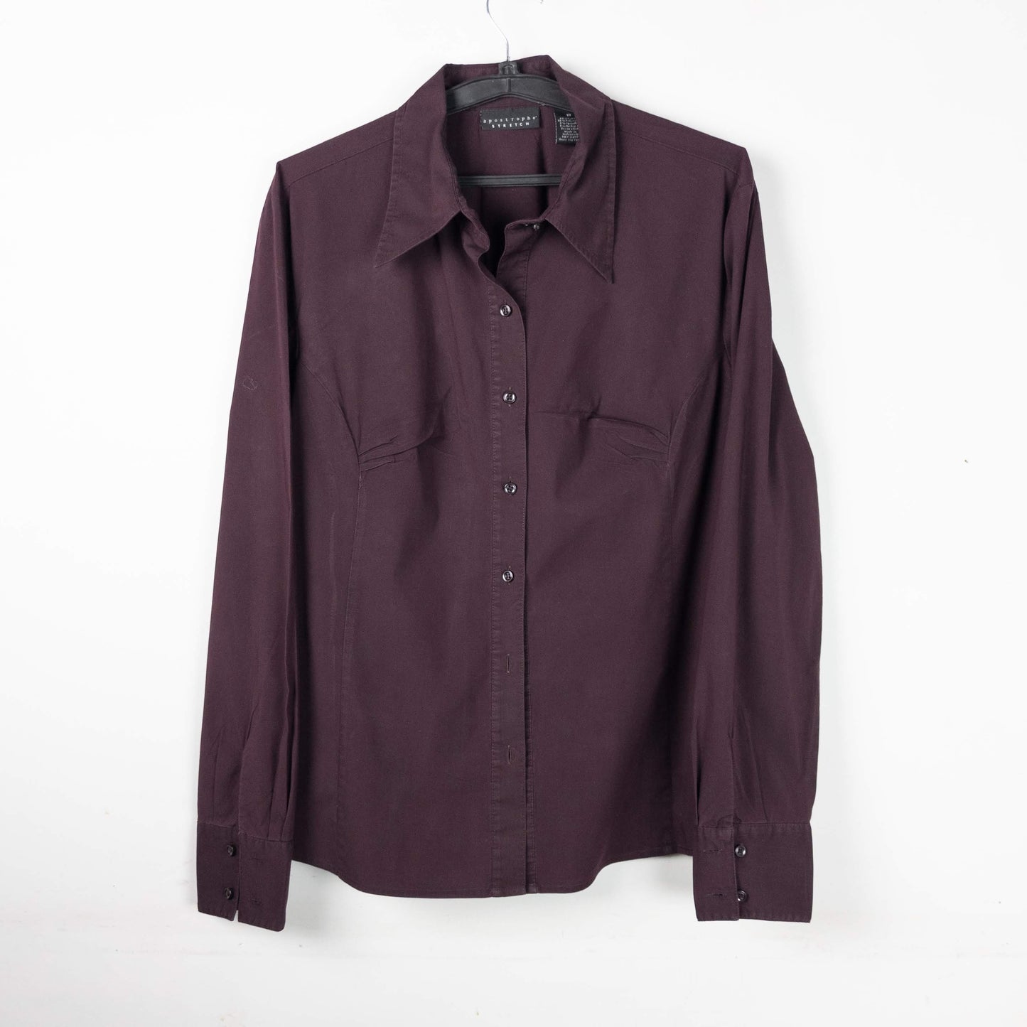 Burgundy Button Down Shirt