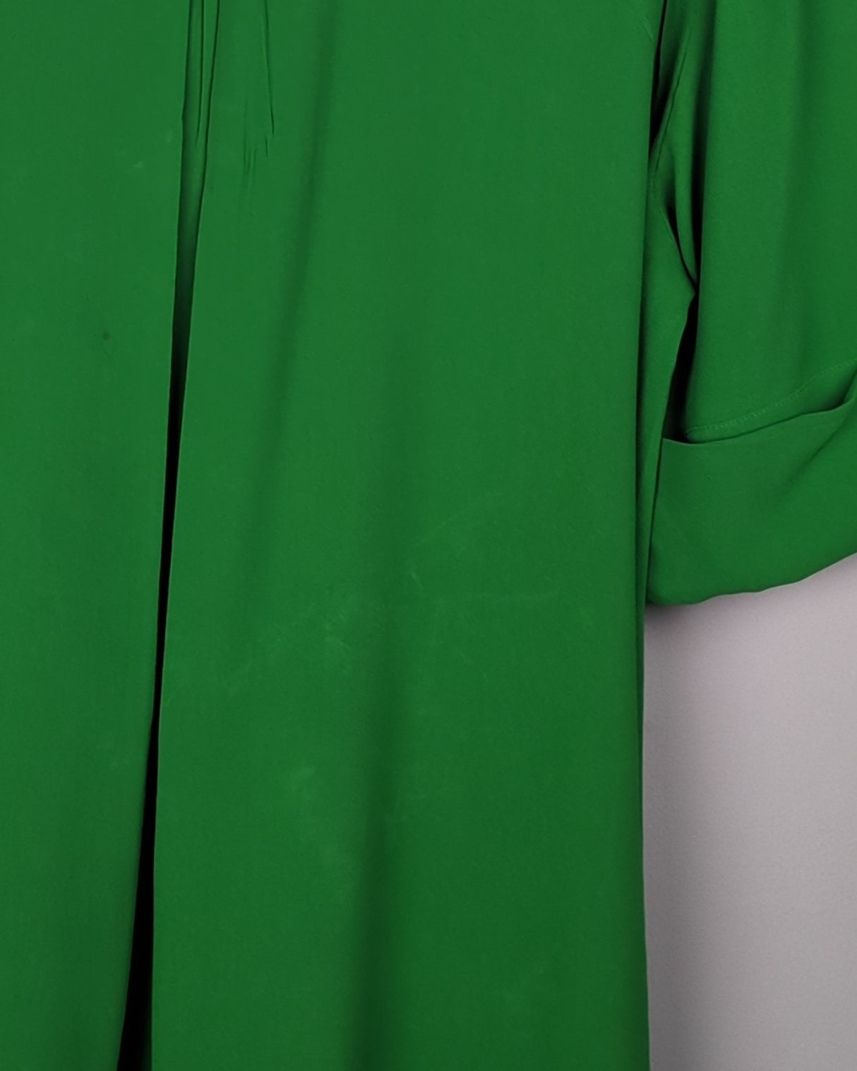 Arket Green Collared Blouse