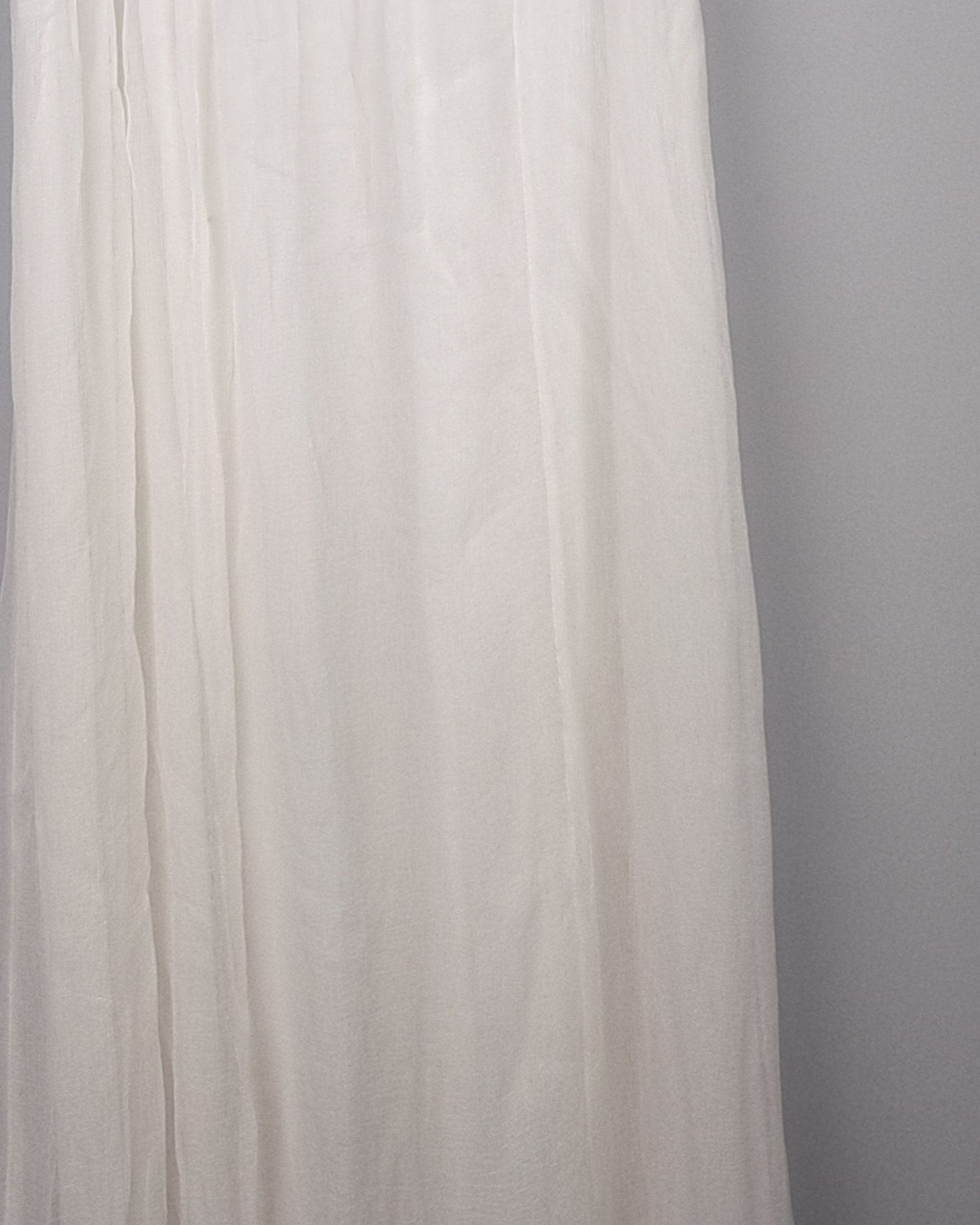 Mango White Maxi Dress