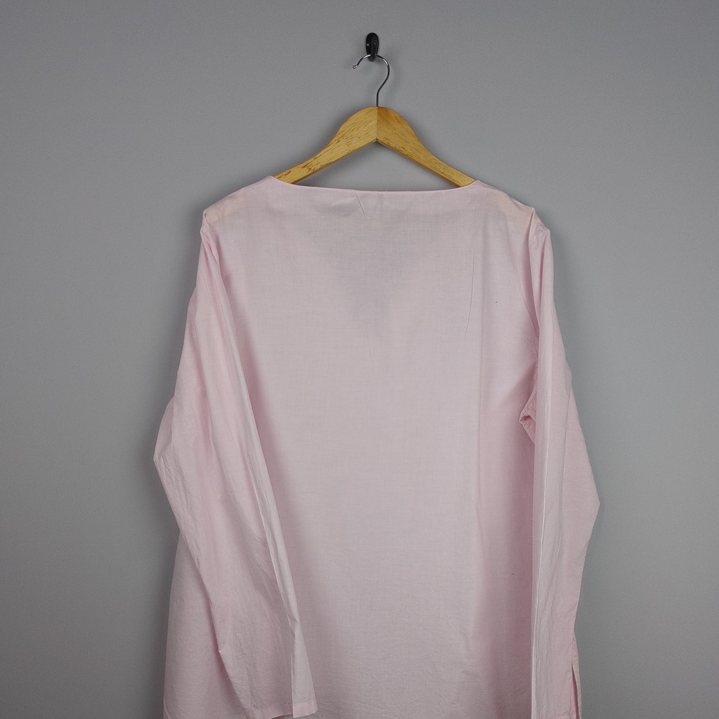 Pink Embroidered