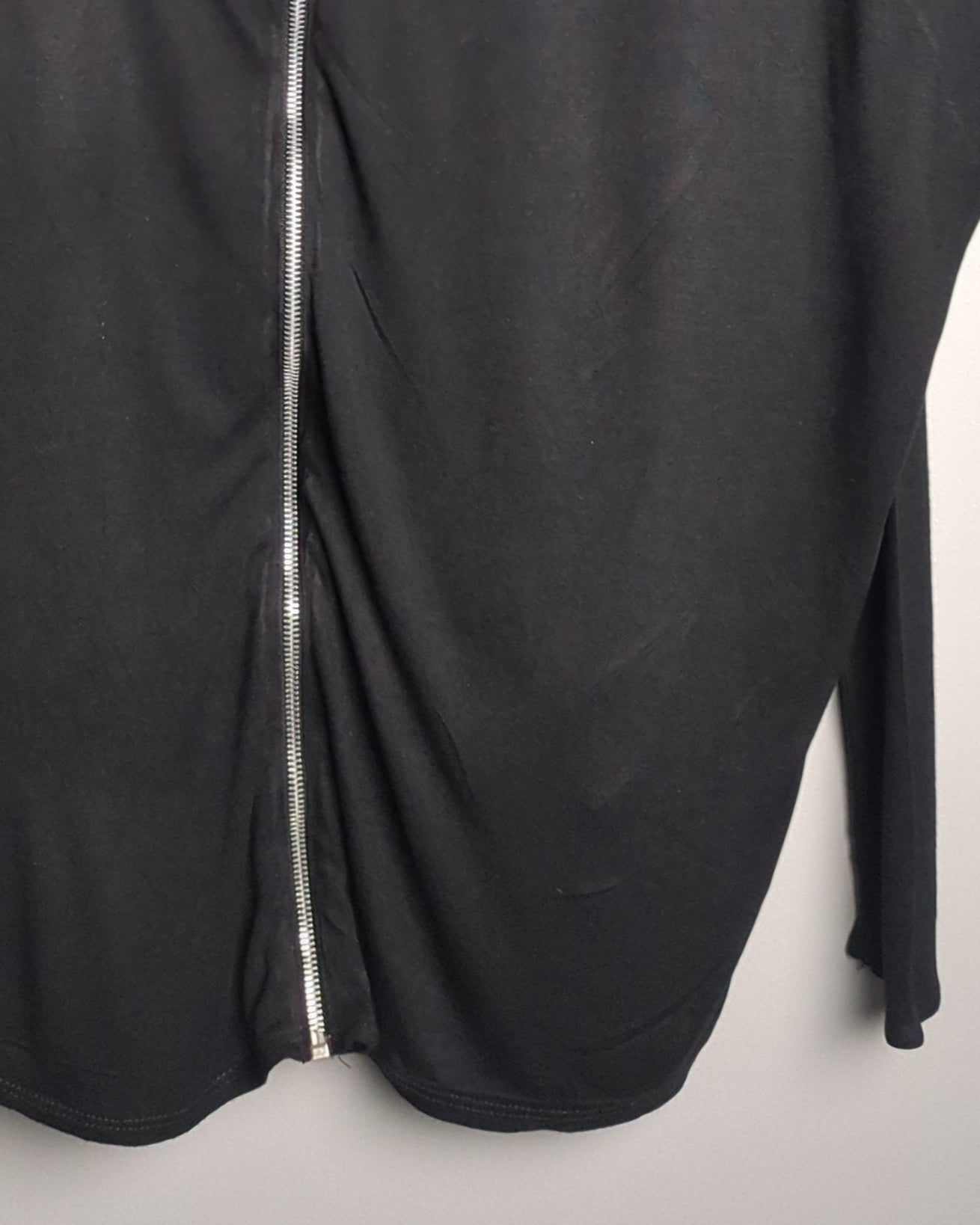Zara Black Graphic Blouse