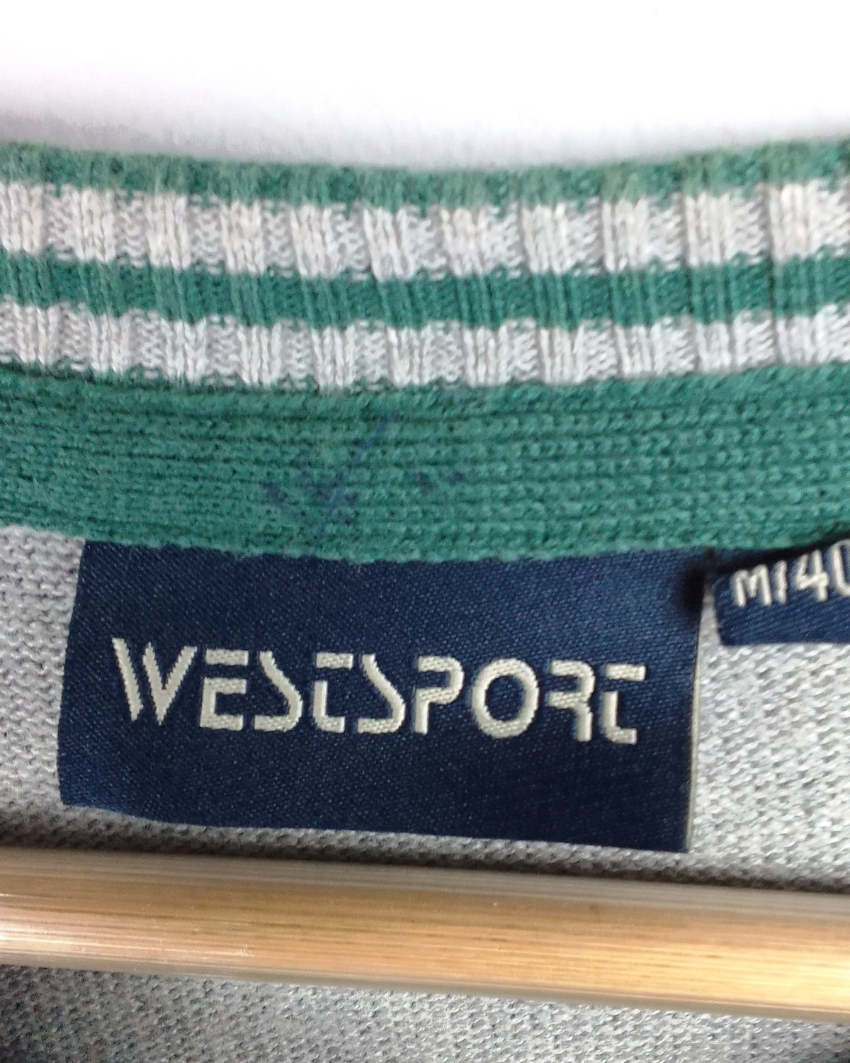 Wesport Gray V-Neck Sweater