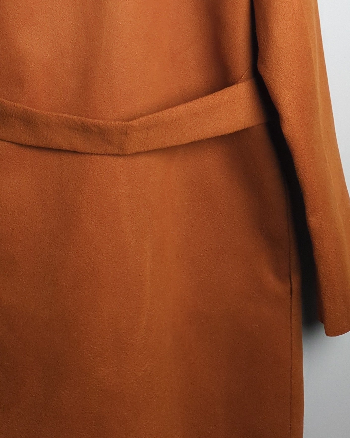 Shein Brown Wrap Coat
