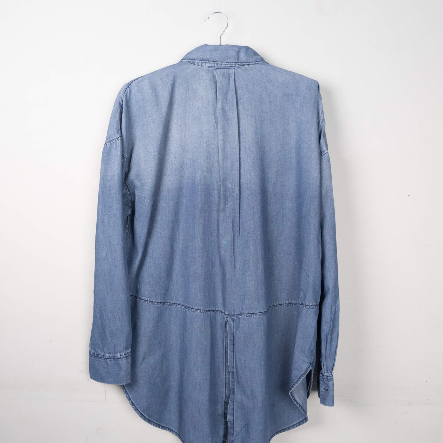 Denim Long Sleeve Button Down Shirt
