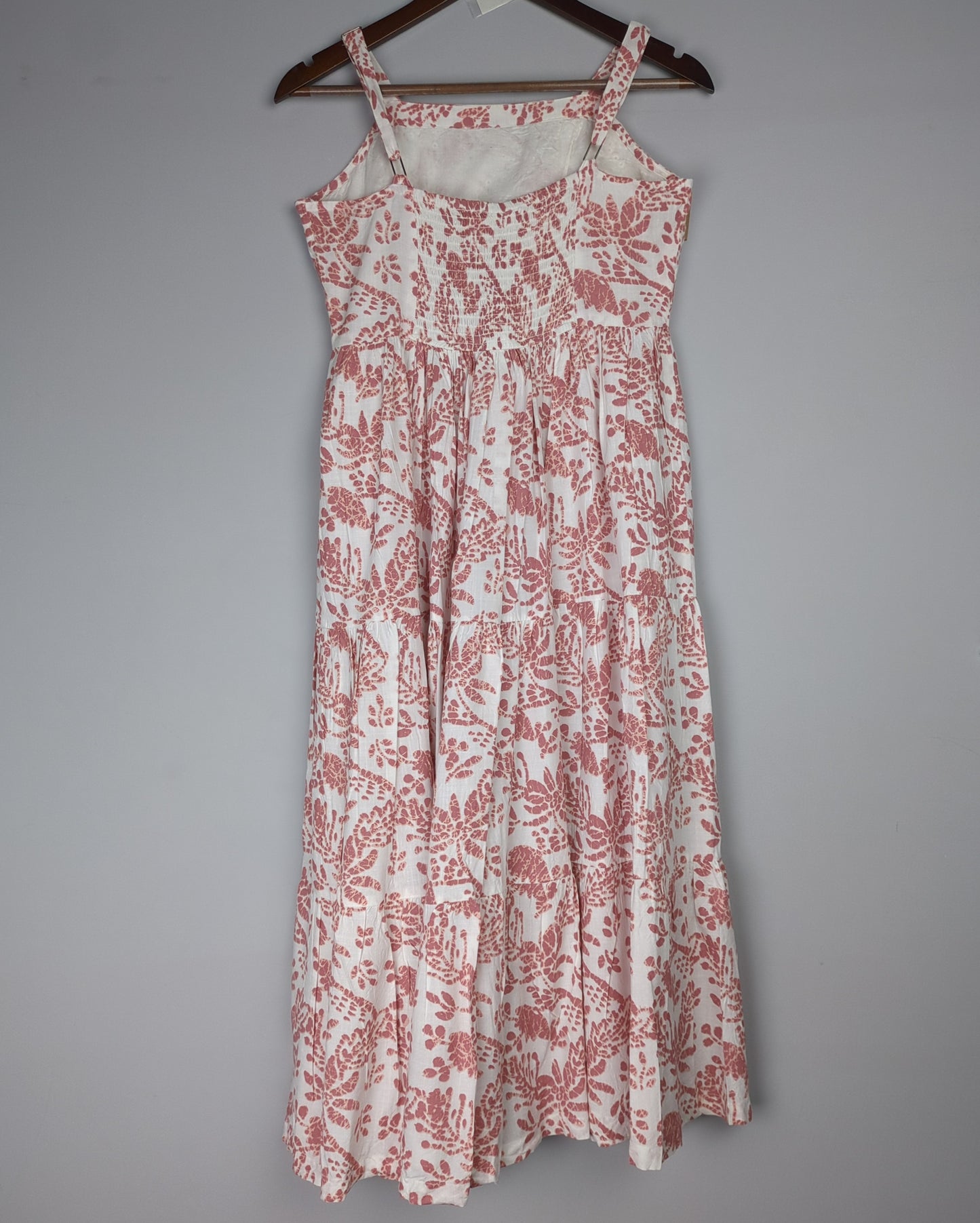 Bombay Catsey Pink Tiered Dress