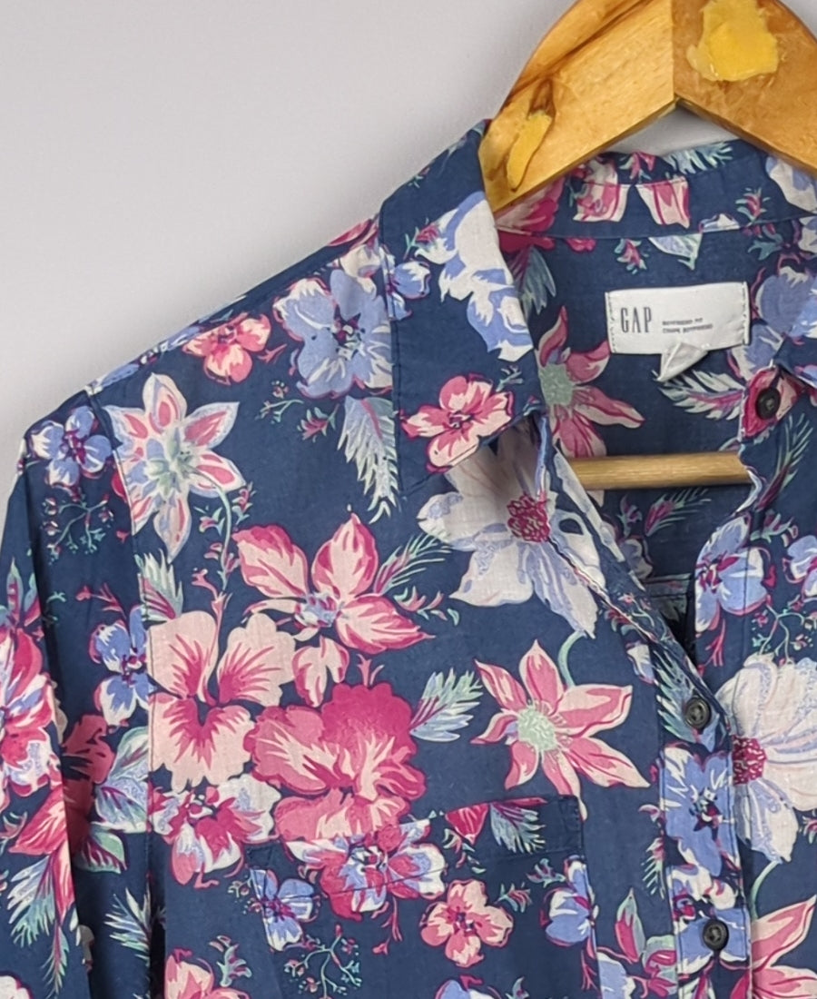 Floral Button-down