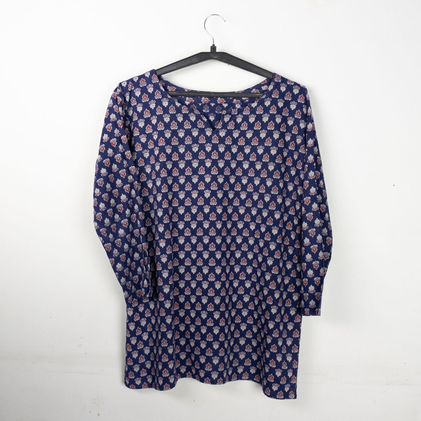 Printed Long Sleeve Dress