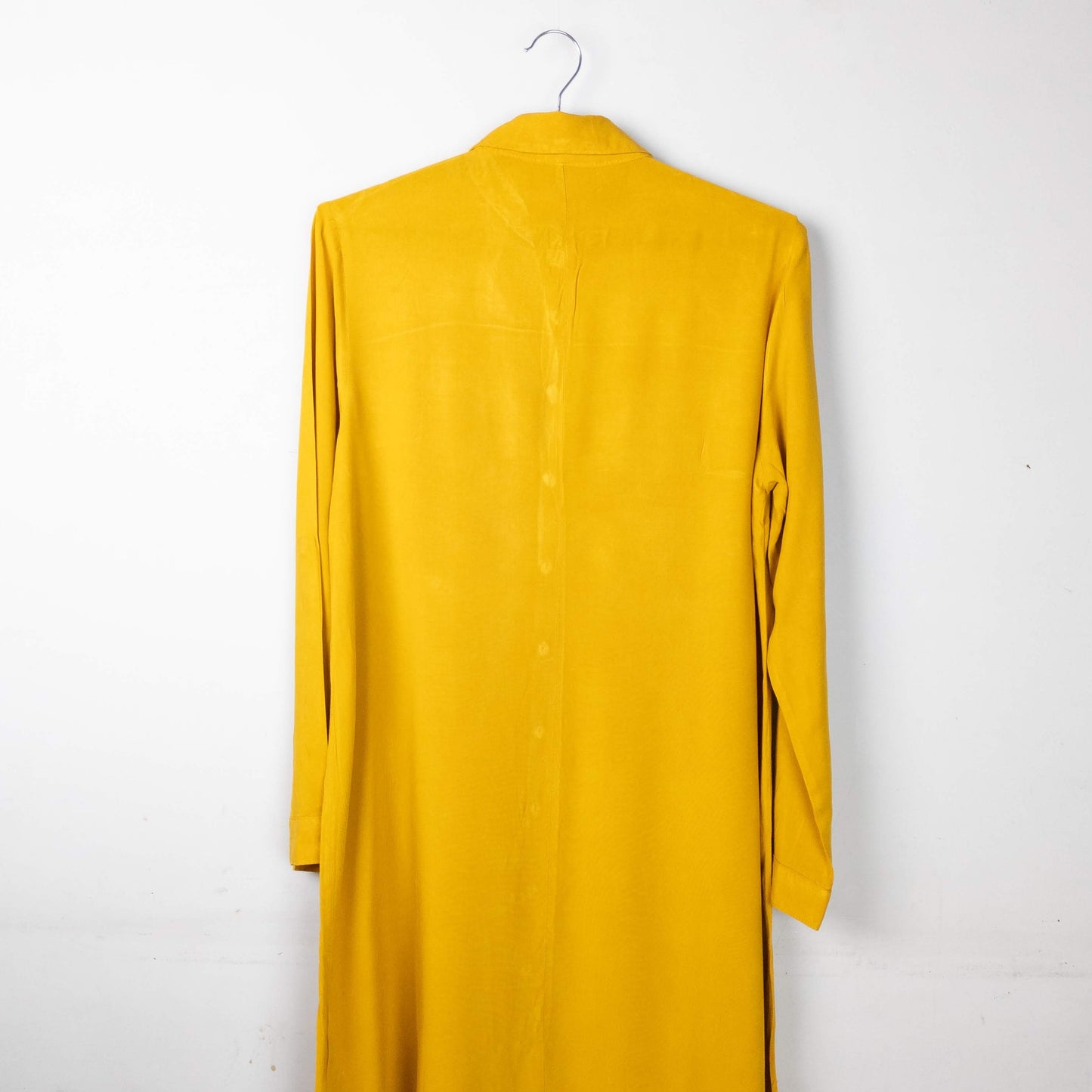 Yellow Button-down Kurta