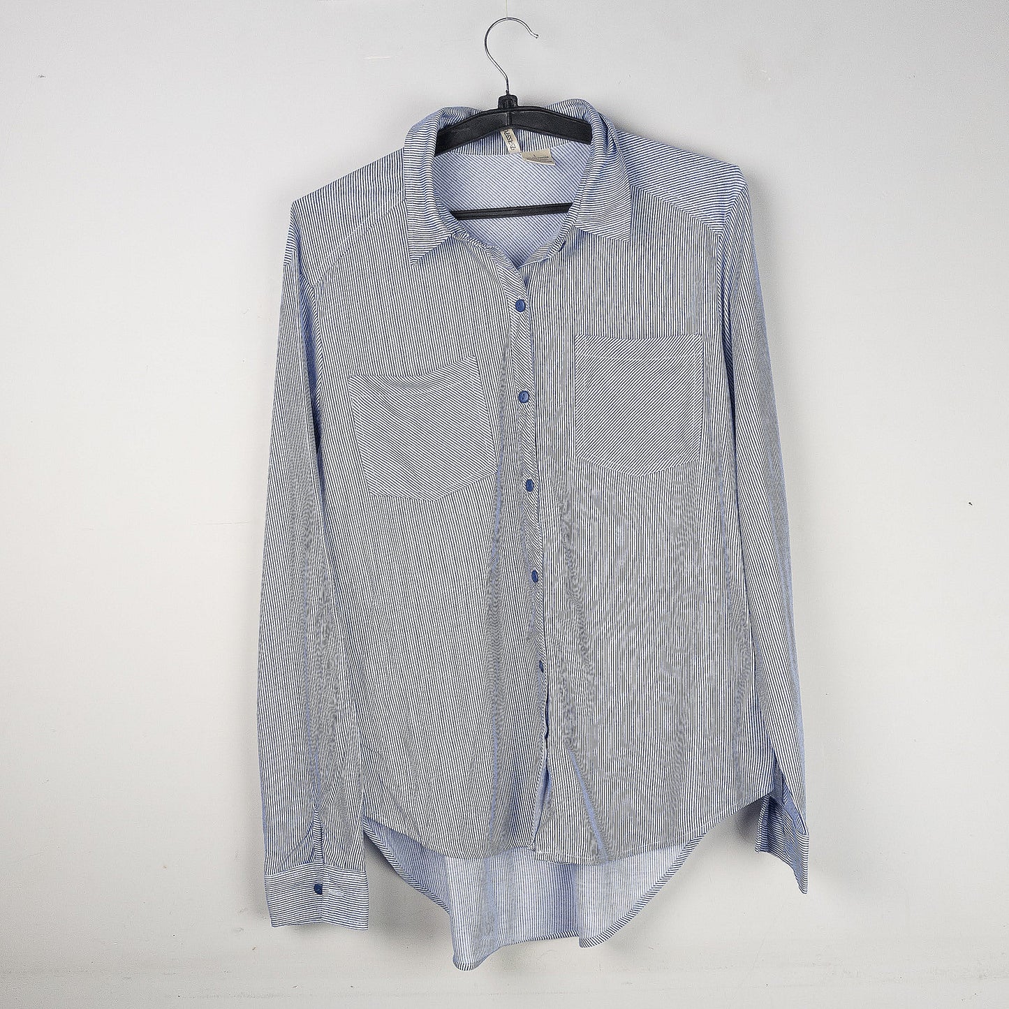 Striped Button-Up Shirt