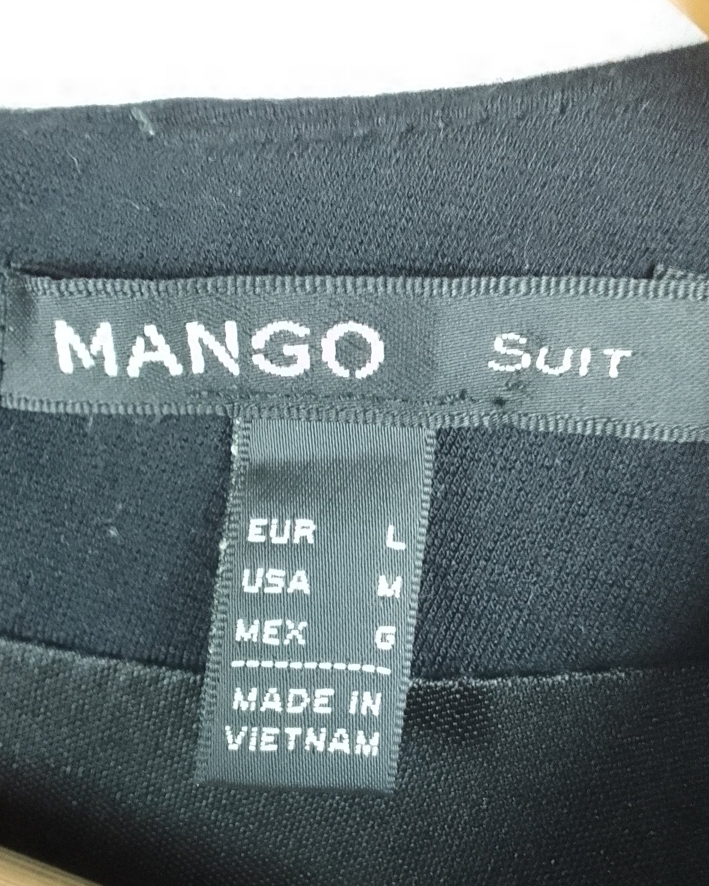 Mango Black V-Neck Dress