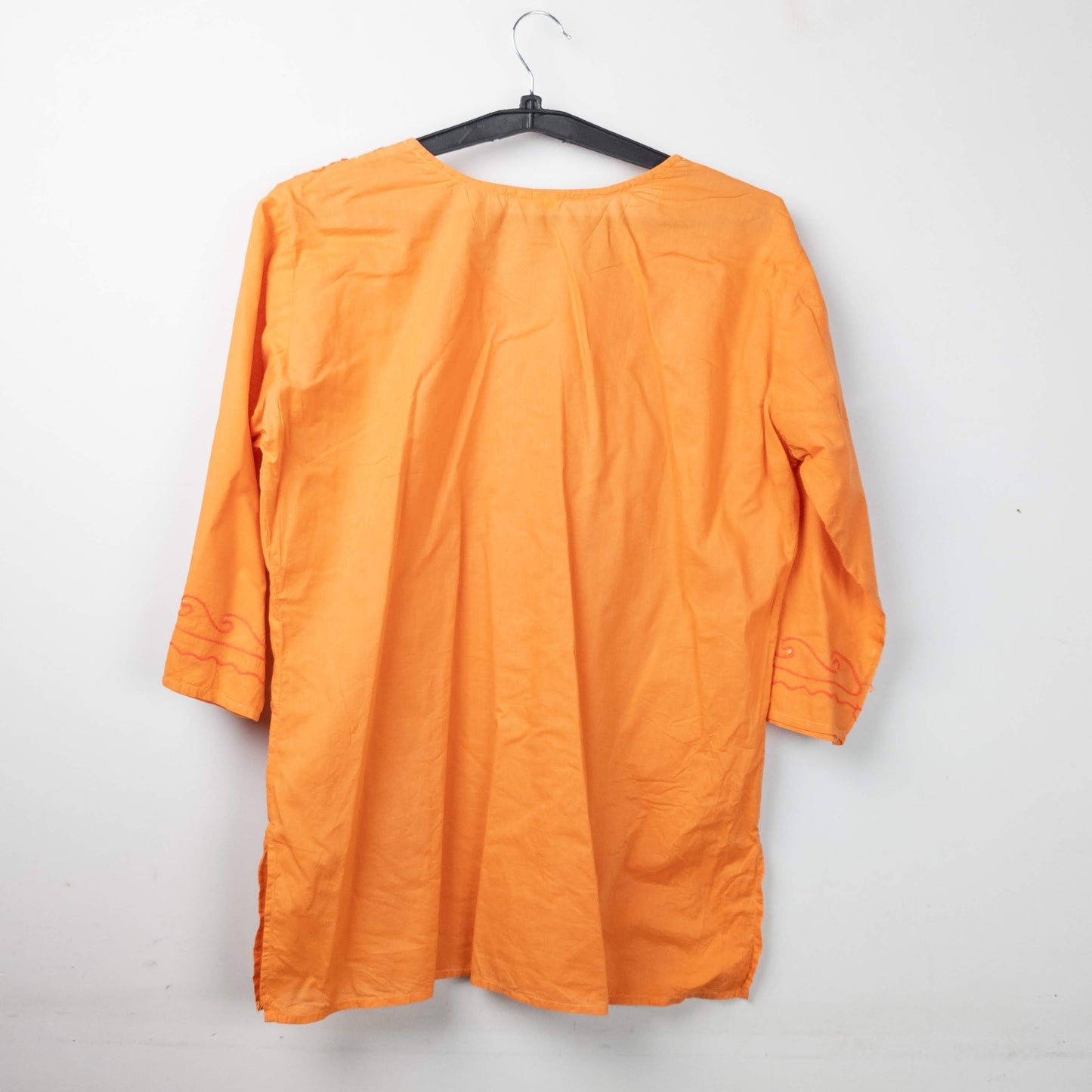 Embroidered Orange Tunic