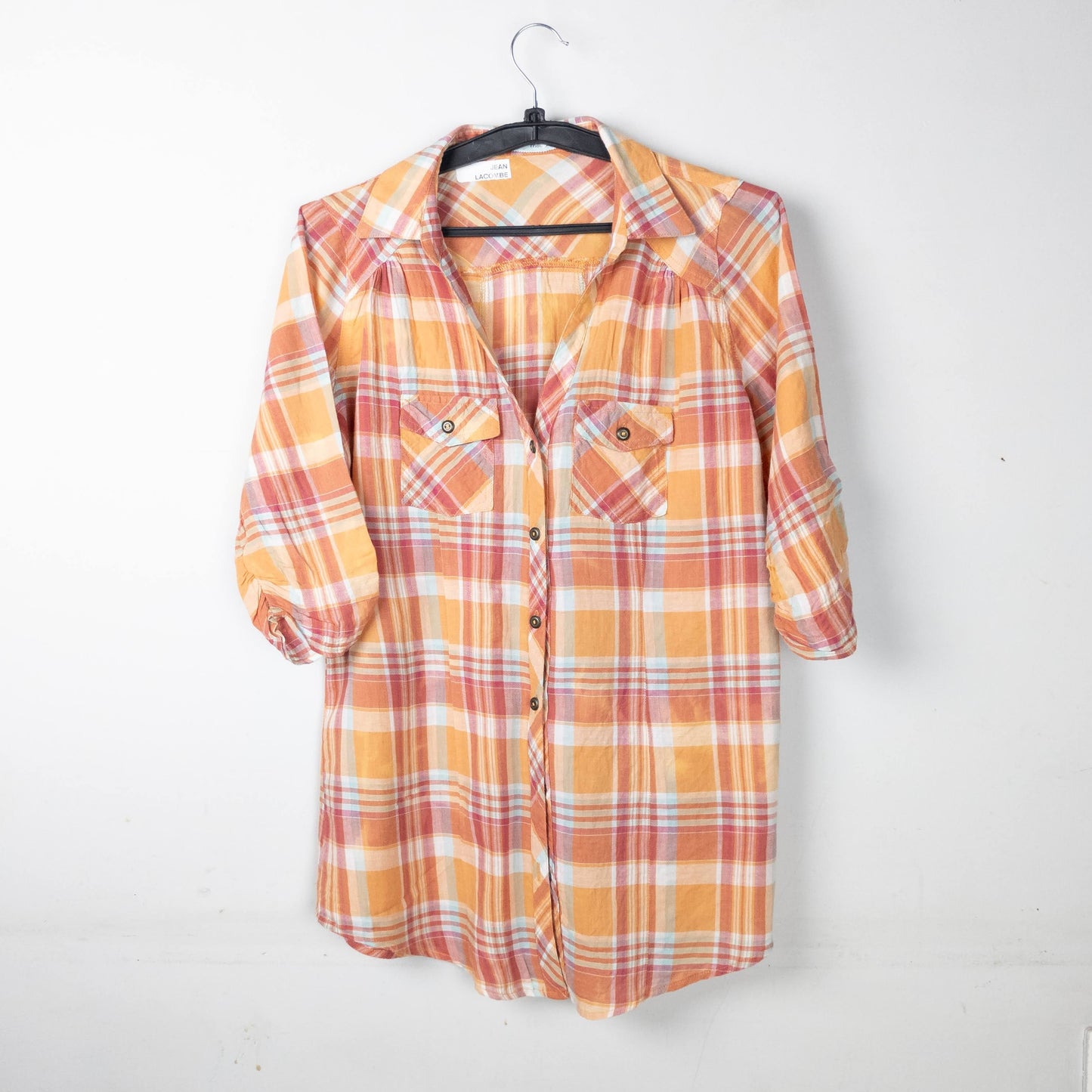 Plaid Button-Down Shirt