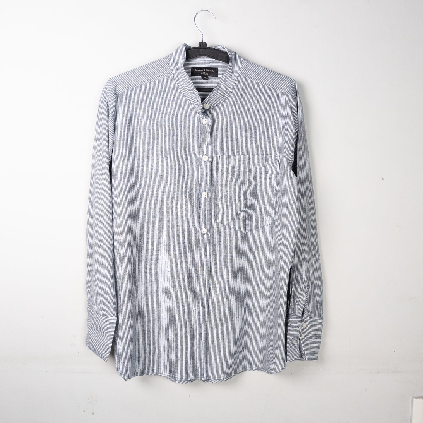 Striped Button-Up Shirt