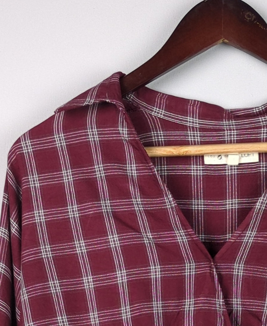 Maroon Plaid