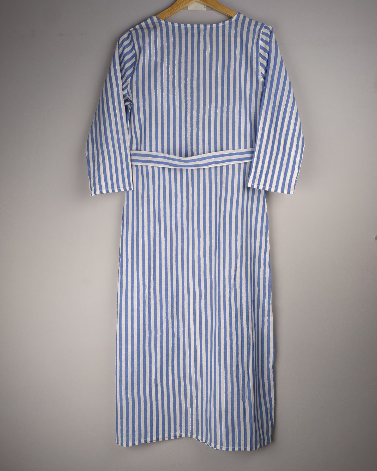 Alaya Blue Striped Jumpsuit