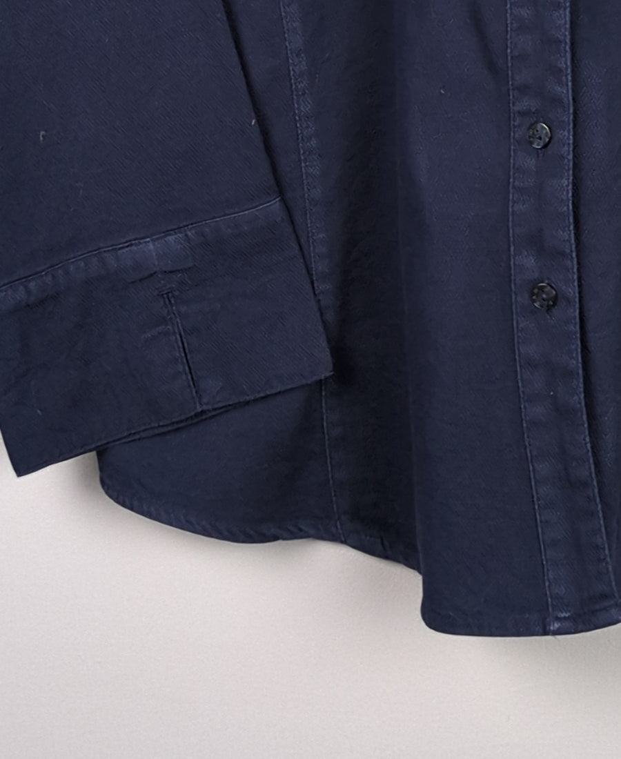Navy Button-Down