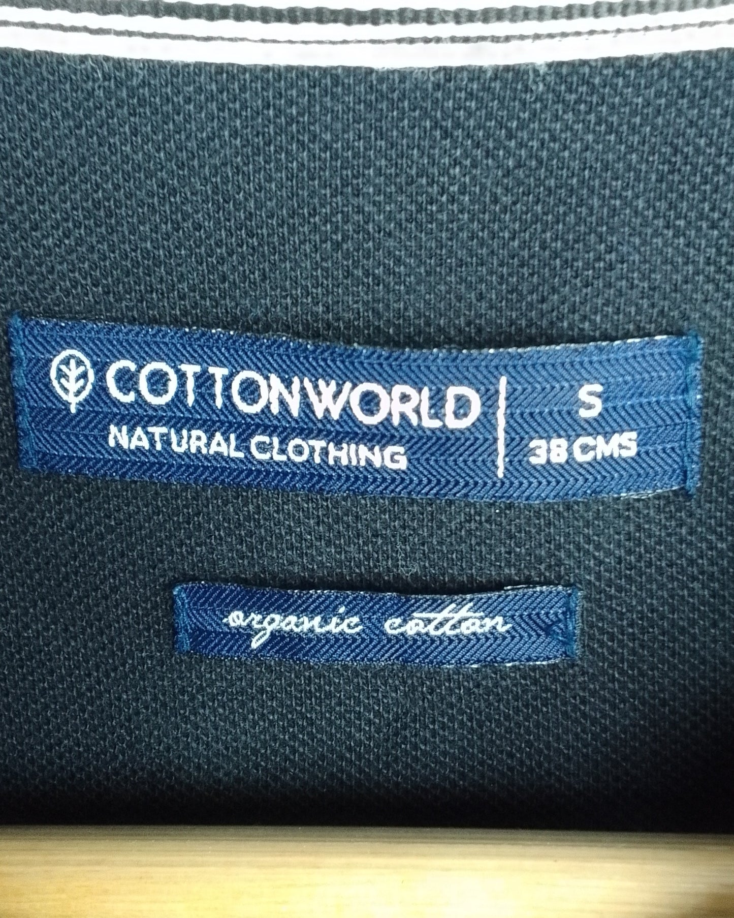 Cotton World Black Polo Shirt