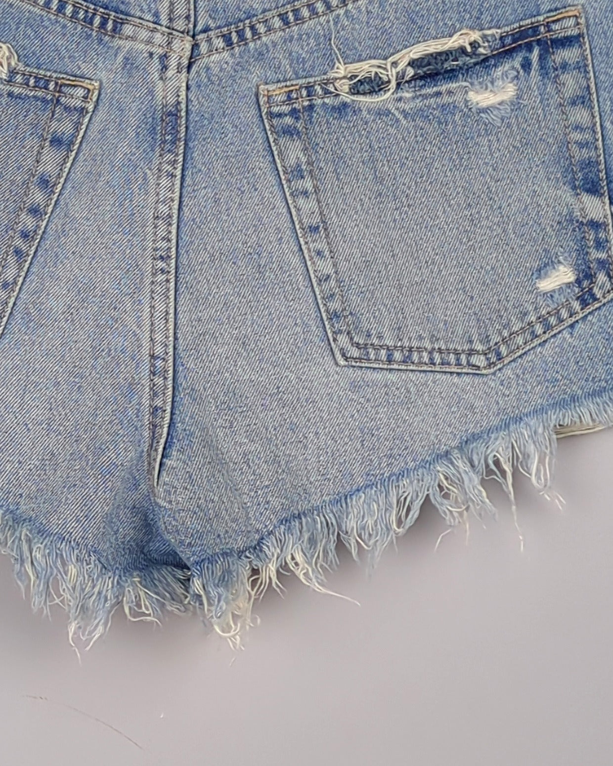Zara Blue Denim Shorts