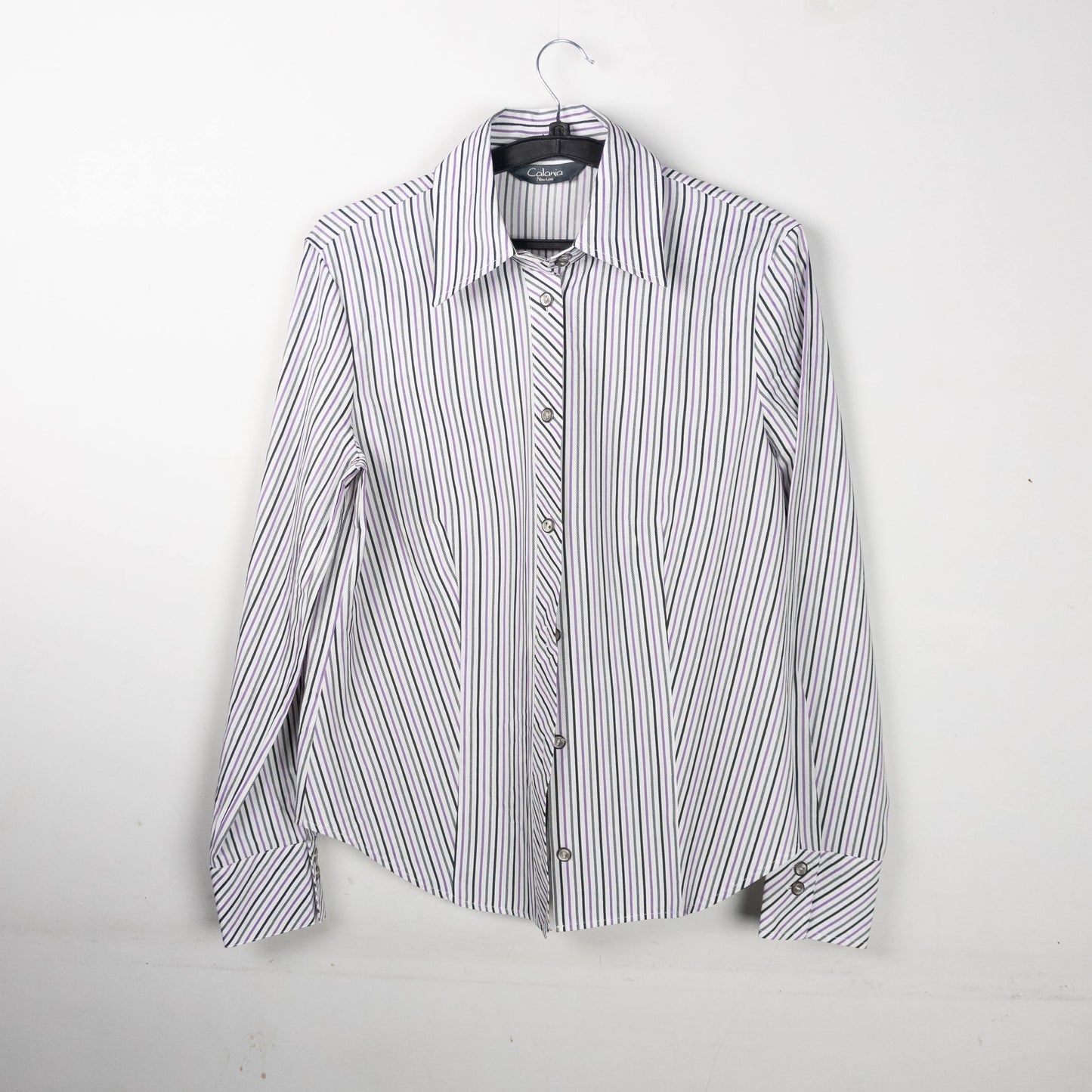 Striped Button-Up Shirt
