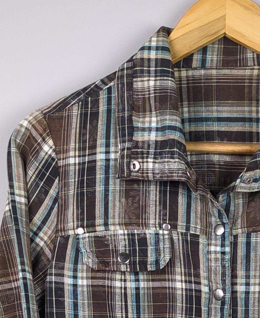 Plaid Button-down