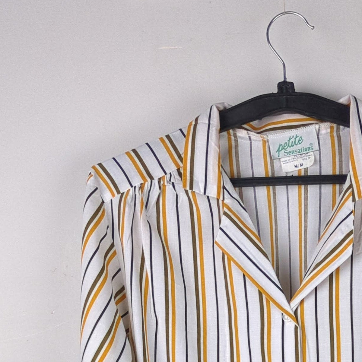 Striped Button-Up Shirt