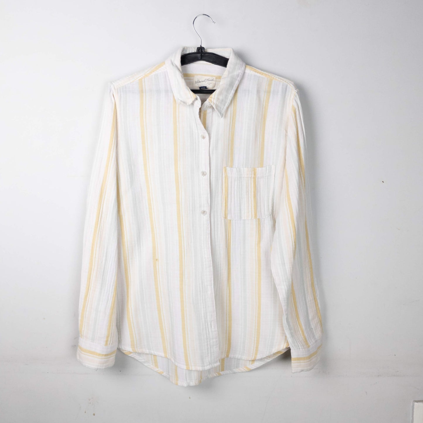 Striped Button-Down Shirt