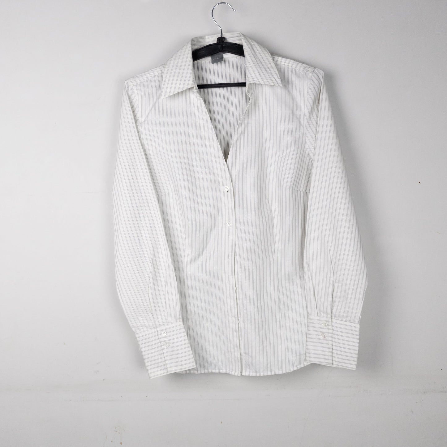 Striped Button-Up Shirt