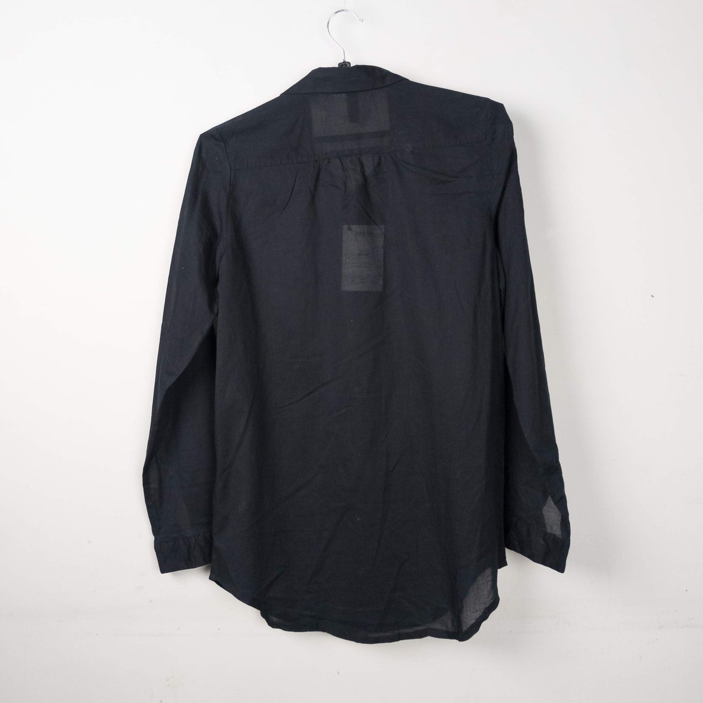 Black Long Sleeve Button-Down Shirt