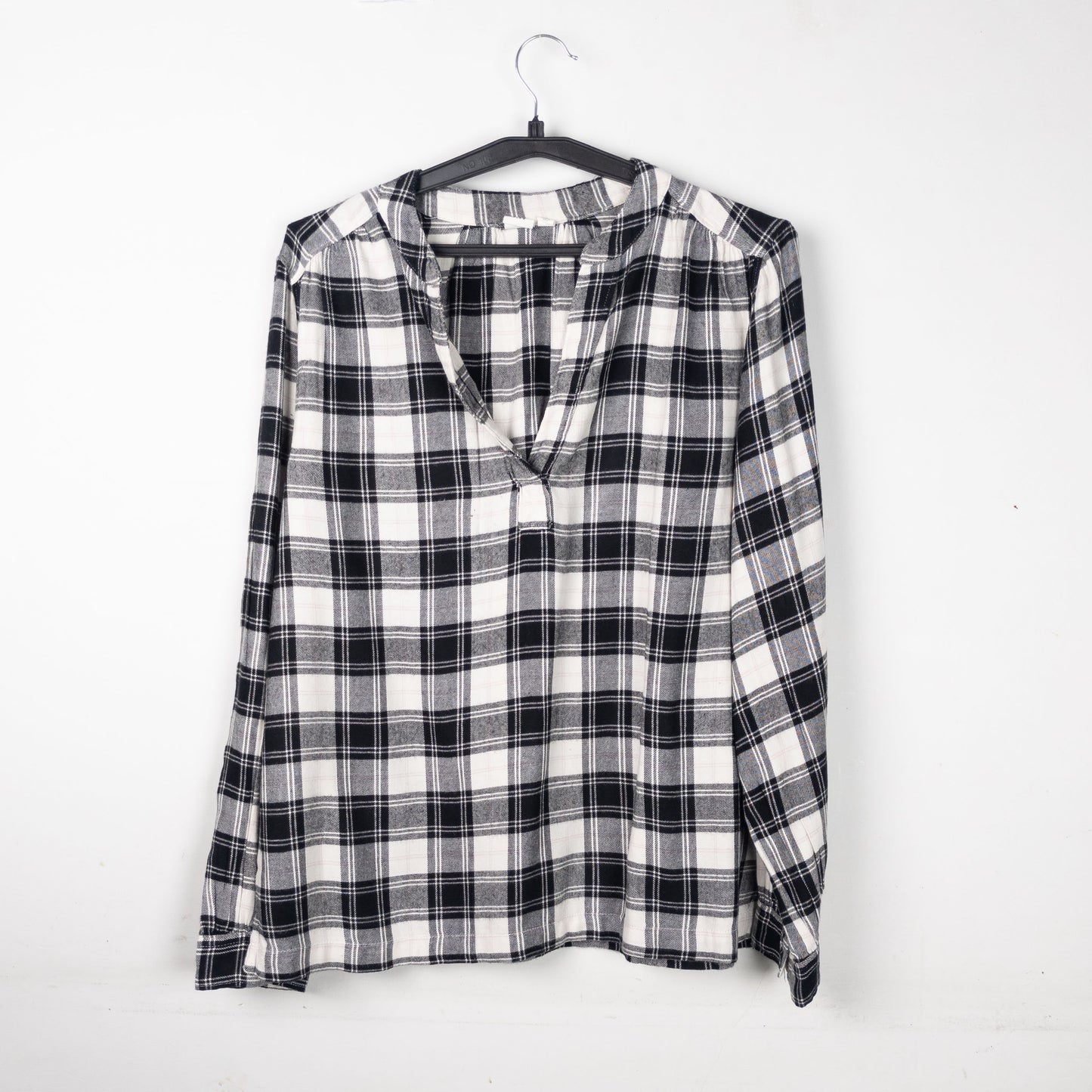 Plaid Long Sleeve Top