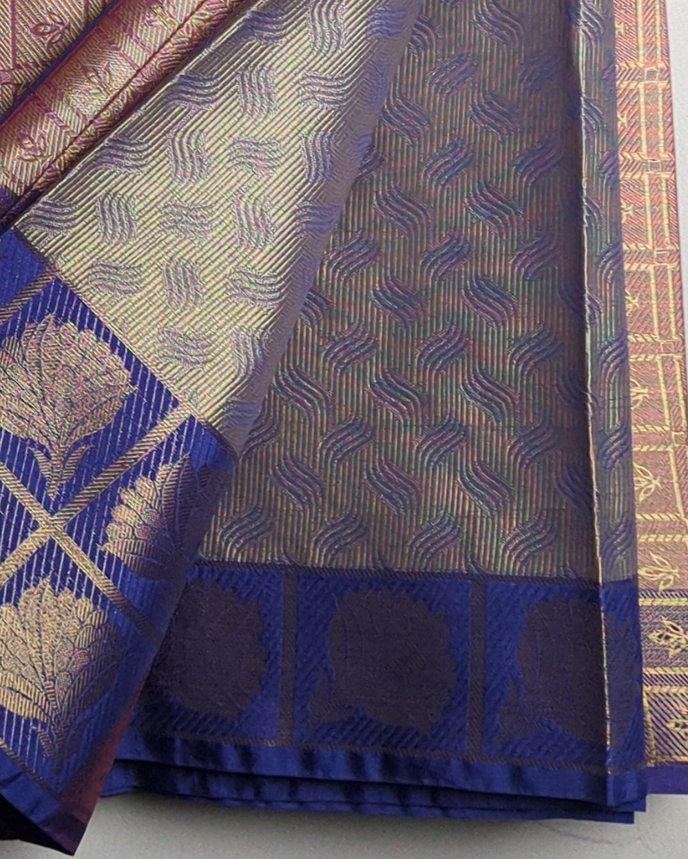 Blue Silk Saree