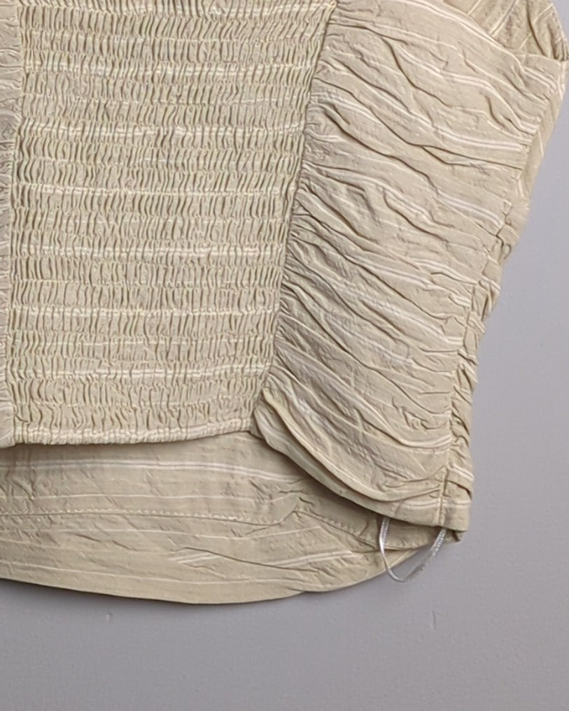 Zara Beige Corset Top