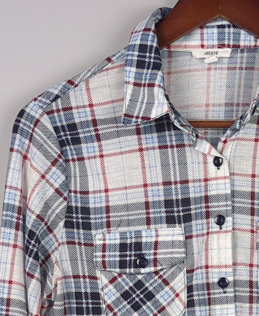 Plaid Button-up
