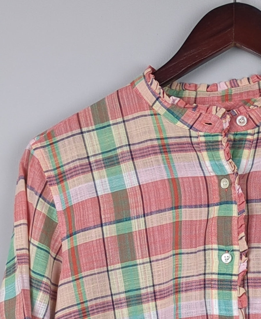 Plaid Peach