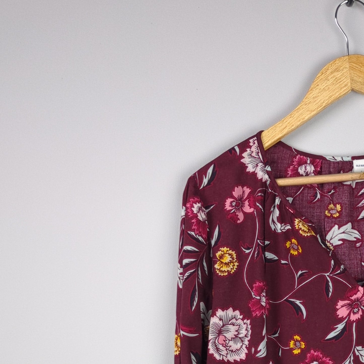Floral Maroon