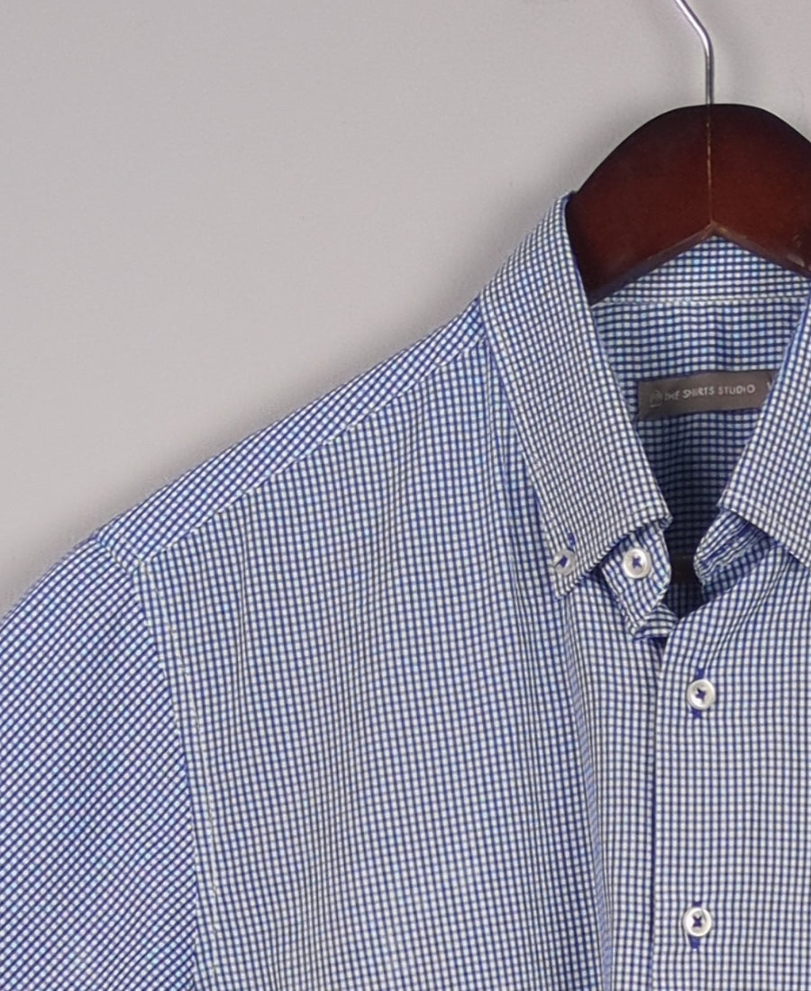Gingham Blue