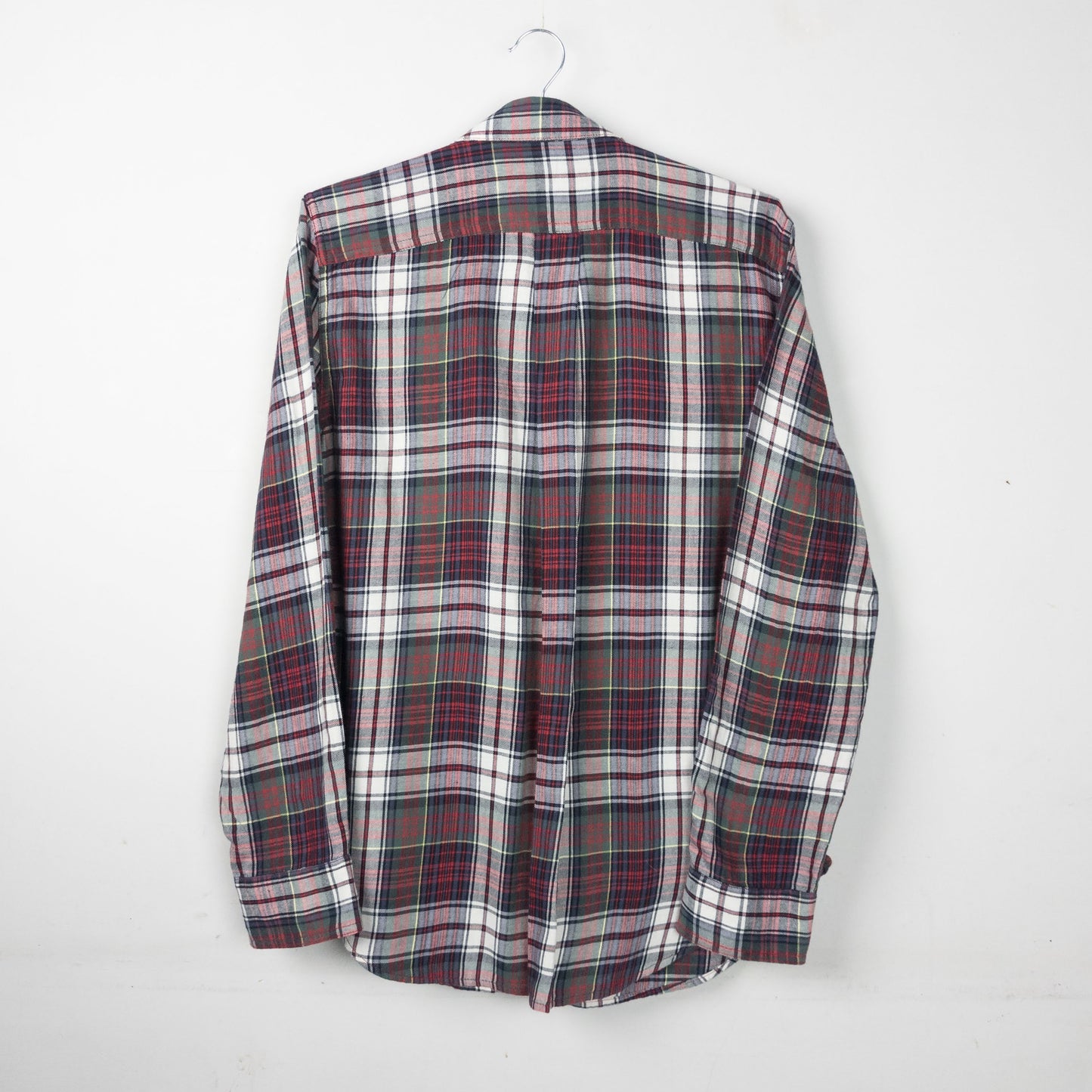 Plaid Button-Up Shirt