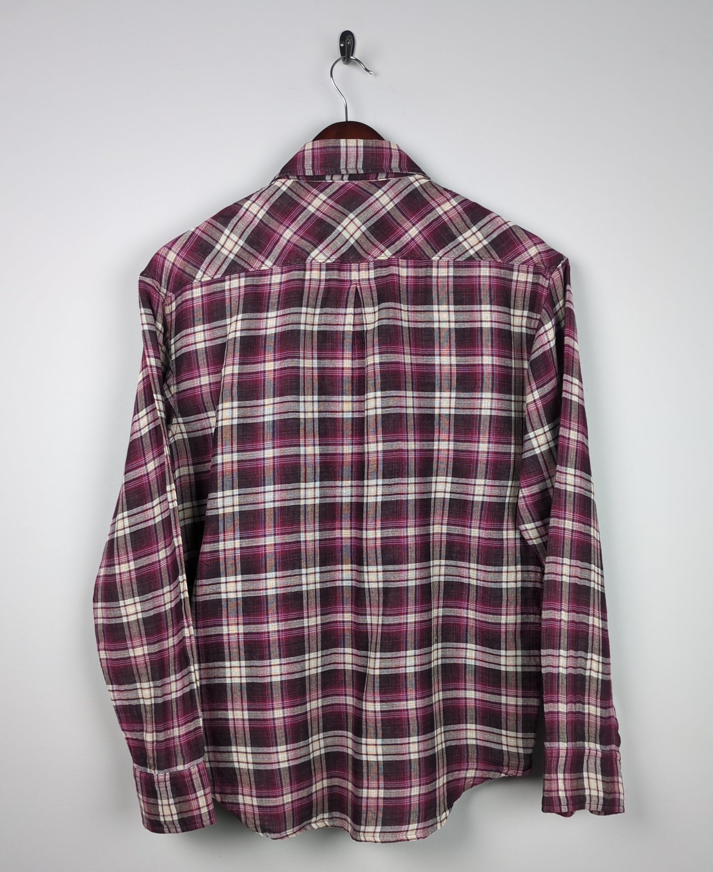 Plaid Maroon